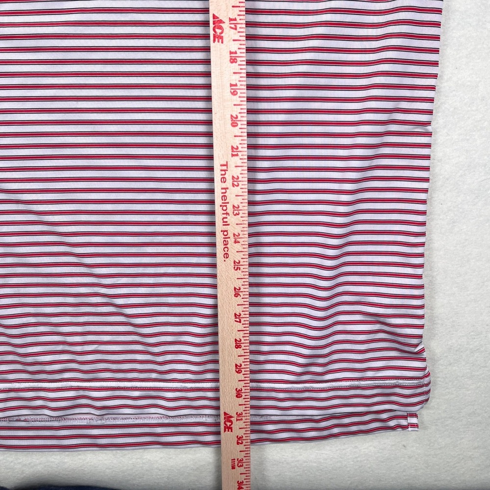 [Lot of 2] Mens FootJoy ProDry Golf Polo Shirt Purple Red White Striped Size L - Picture 12 of 16